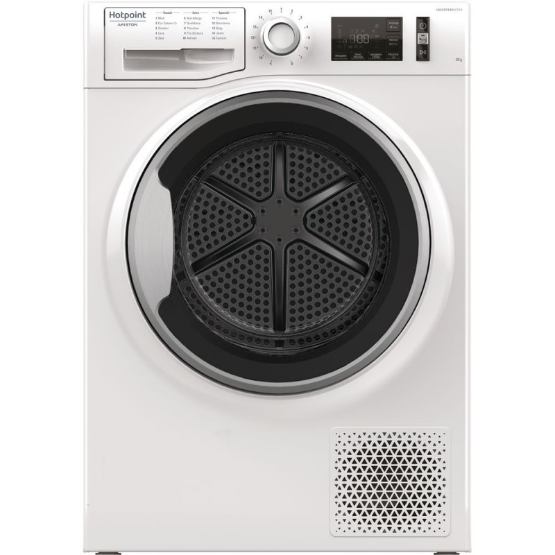 Hotpoint NT M11 9X3E IT tumble dryer Freestanding Front-load 9 kg A+++ Black, White