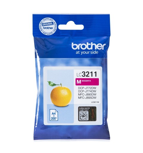 Brother LC-3211M ink cartridge Original Standard Yield Magenta