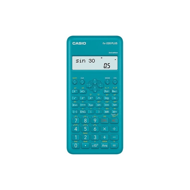 Casio FX-220 Plus calculadora Bolsillo Calculadora científica Azul