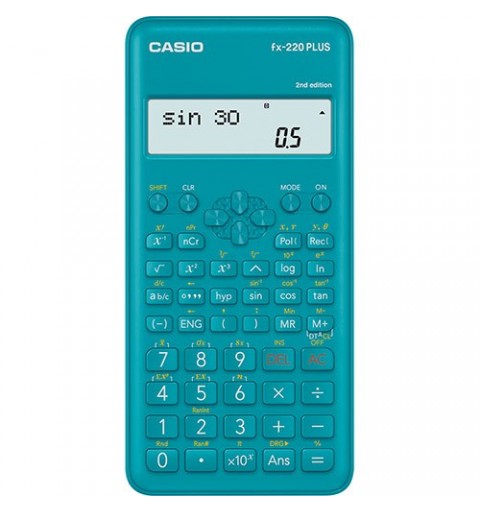 Casio FX-220 Plus calcolatrice Tasca Calcolatrice scientifica Blu