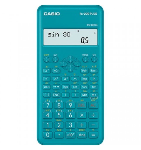 Casio FX-220 Plus Taschenrechner Tasche Wissenschaftlicher Taschenrechner Blau