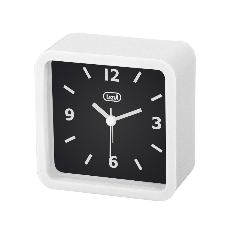 Trevi SL 3820 Reloj despertador analógico Negro, Blanco