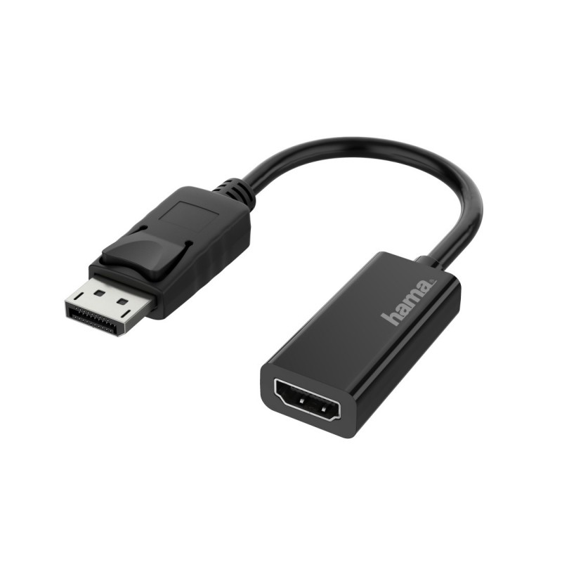 Hama 00200335 Videokabel-Adapter DisplayPort HDMI Schwarz