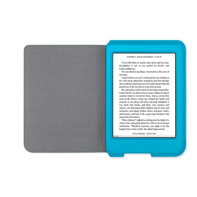 Rakuten Kobo Nia SleepCover custodia per e-book reader 15,2 cm (6") Custodia a libro Colore acqua