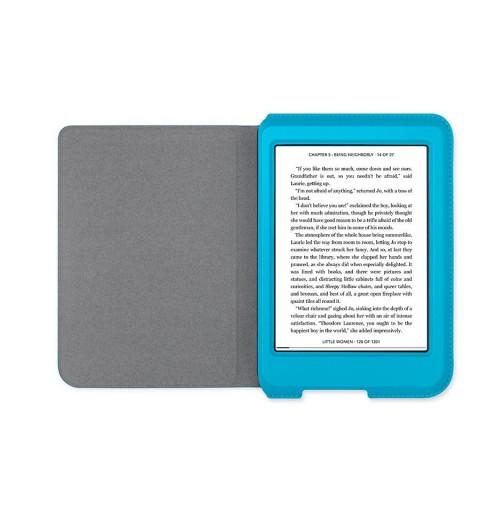 Rakuten Kobo Nia SleepCover custodia per e-book reader 15,2 cm (6") Custodia a libro Colore acqua