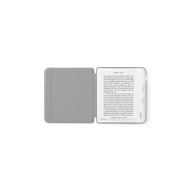 Rakuten Kobo N418-AC-GY-O-PU e-book reader case 17.8 cm (7") Folio Grey