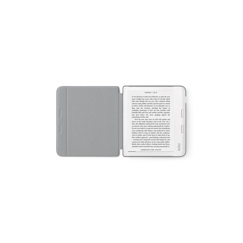 Rakuten Kobo N418-AC-GY-O-PU étui pour lecteur d'e-book 17,8 cm (7") Folio Gris