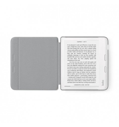 Rakuten Kobo N418-AC-GY-O-PU e-book reader case 17.8 cm (7") Folio Grey