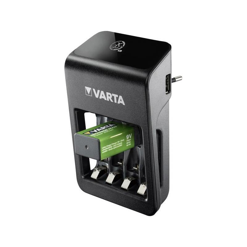 Varta LCD Plug Charger+ 4x AA 56706 2100mAh