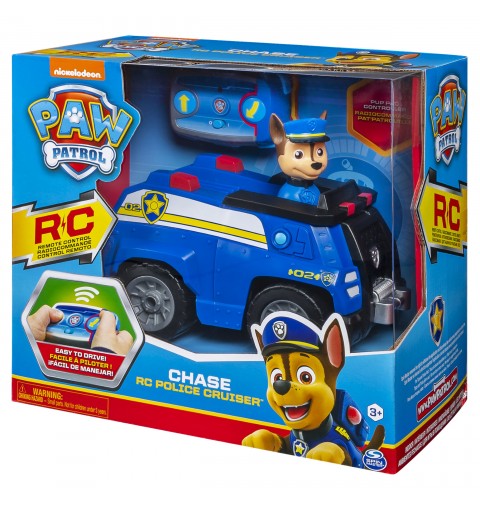 PAW Patrol Chases ferngesteuertes Polizeiauto mit Fernbedienung, Spielzeug für Kinder ab 3 Jahren, Batteriebetrieben
