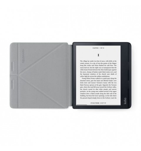 Rakuten Kobo N778-AC-BK-E-PU custodia per e-book reader 20,3 cm (8") Custodia a libro Nero