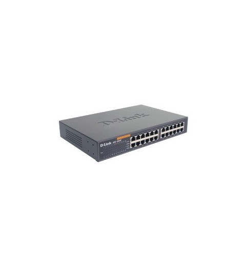 D-Link 24-port 10 100M NWay Desktop - Internal PSU (incl. 19" rack mount kit) Non gestito