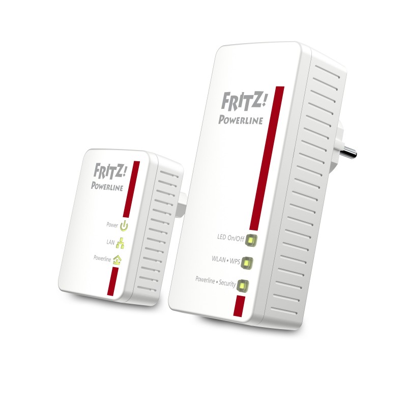 FRITZ! Powerline 540E WLAN Set International 500 Mbit s Collegamento ethernet LAN Wi-Fi Bianco 2 pz