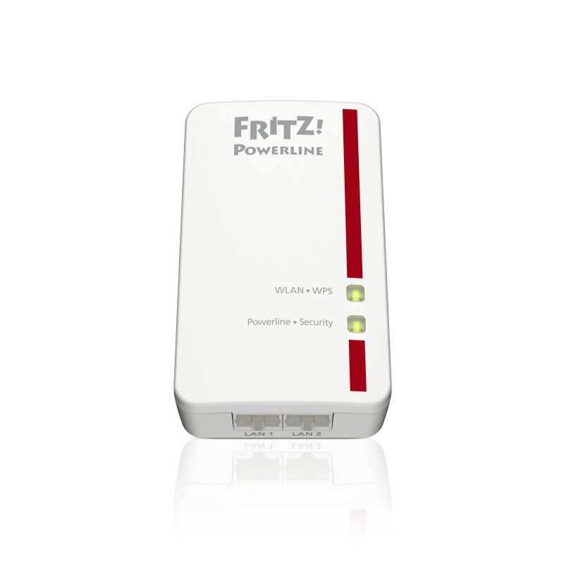 FRITZ! Powerline 540E WLAN Set International 500 Mbit s Collegamento ethernet LAN Wi-Fi Bianco 2 pz