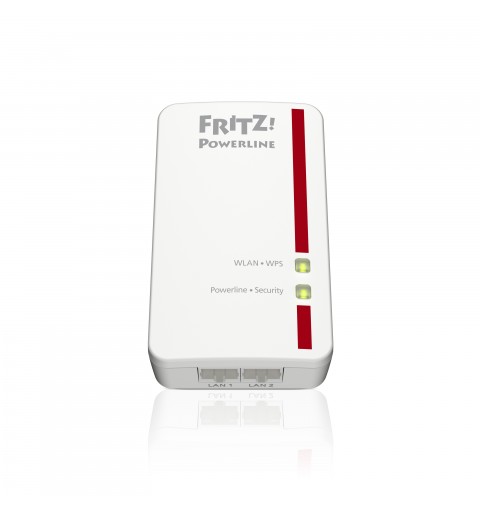 FRITZ! Powerline 540E WLAN Set International 500 Mbit s Collegamento ethernet LAN Wi-Fi Bianco 2 pz