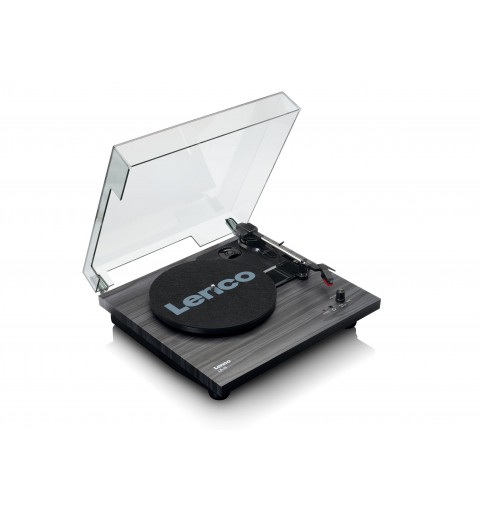 Lenco LS-10 Tourne-disque entraîné par courroie Noir