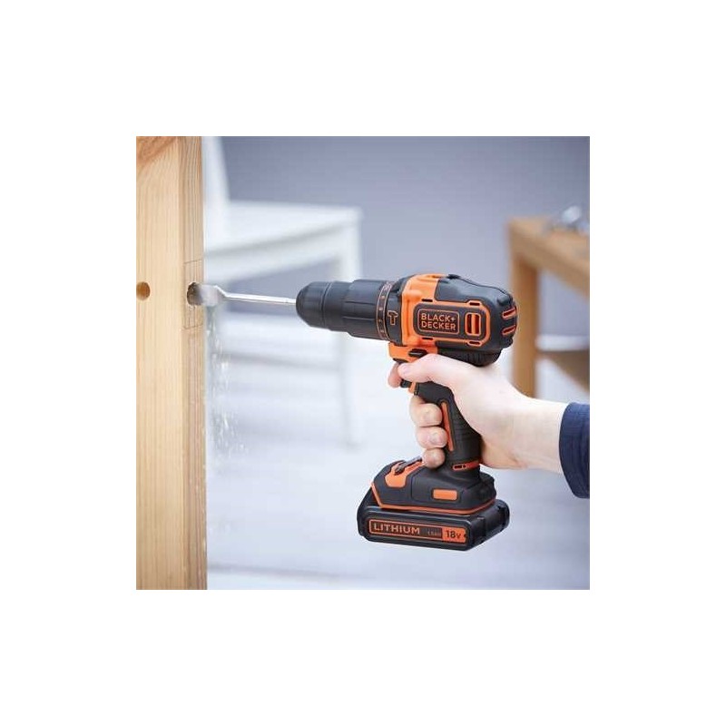 Black & Decker BDCHD18KB Negro, Naranja