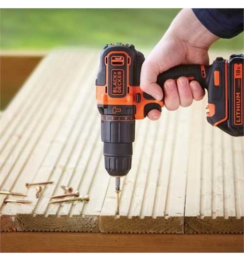 Black & Decker BDCHD18KB Noir, Orange