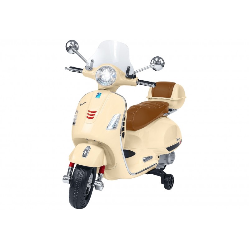 E-Spidko Vespa GTS Super Sport Beige elettrica con bauletto