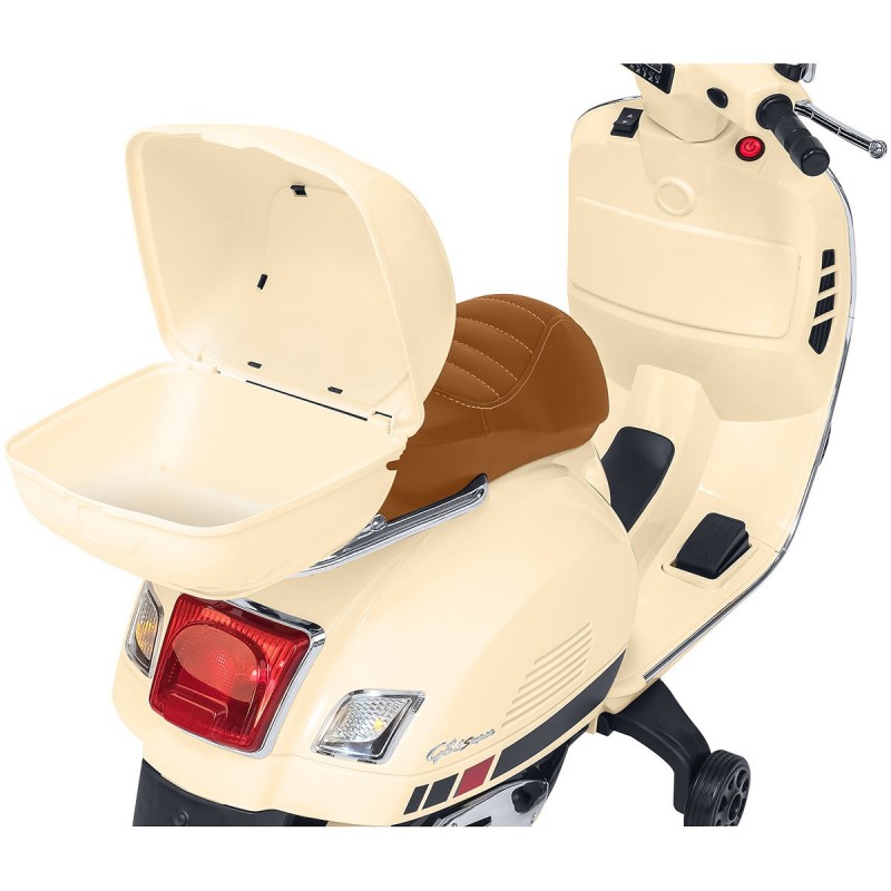 E-Spidko Vespa GTS Super Sport Beige elettrica con bauletto