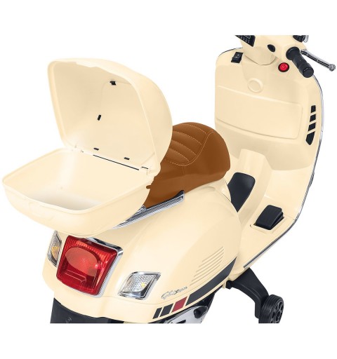 E-Spidko Vespa GTS Super Sport Beige elettrica con bauletto