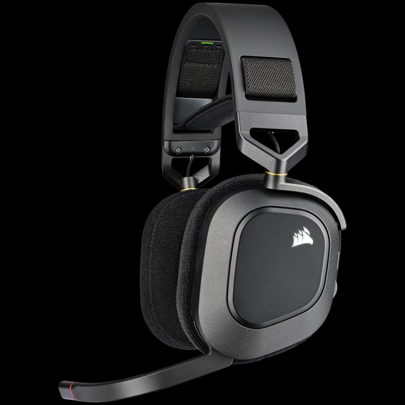 Corsair HS80 RGB Auriculares Inalámbrico Diadema Juego Negro