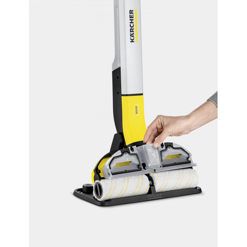 Kärcher FC 3 Cordless Beutellos Schwarz, Silber, Gelb