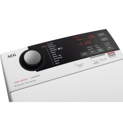 AEG L7TBE624 machine à laver Charge par dessus 6 kg 1151 tr min B Blanc