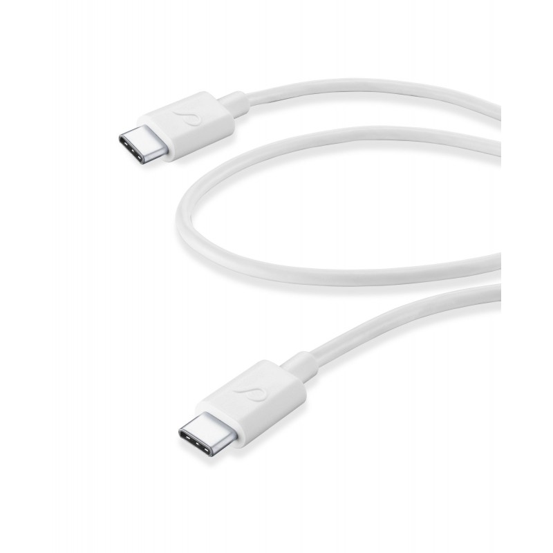 Cellularline USBDATA06USBC2C USB Kabel 0,6 m USB C Weiß