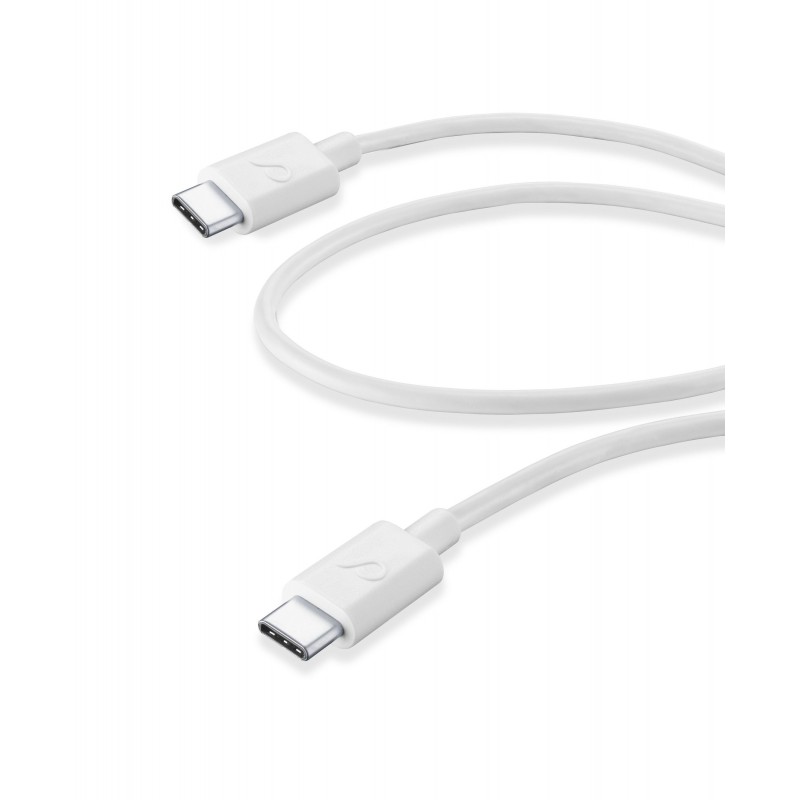 Cellularline USBDATA06USBC2C cable USB 0,6 m USB C Blanco