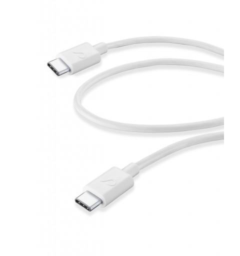 Cellularline USBDATA06USBC2C cable USB 0,6 m USB C Blanco