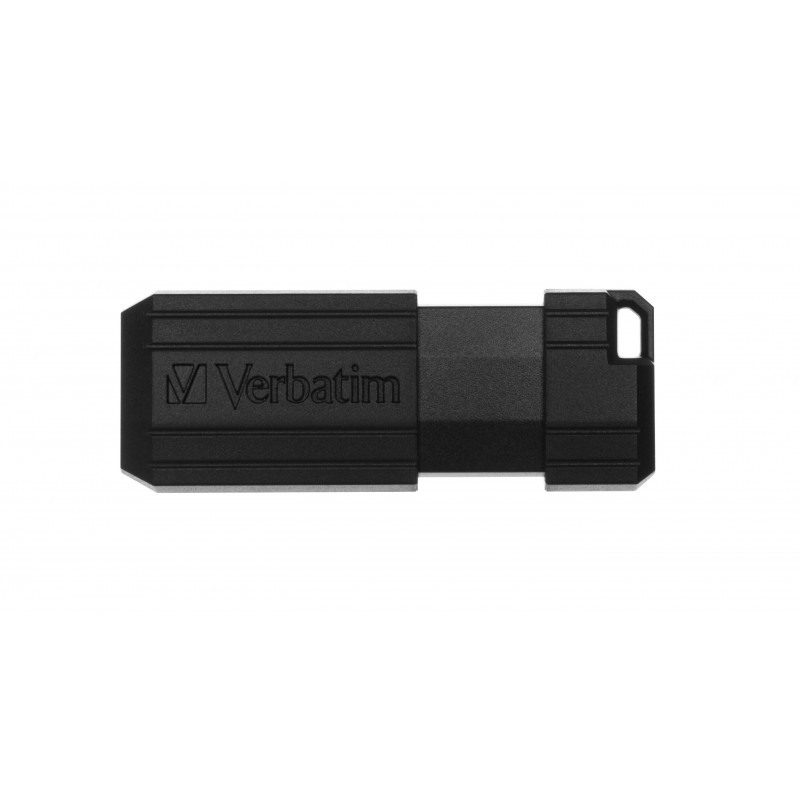 Verbatim PinStripe - Unidad USB de 64 GB - Negro