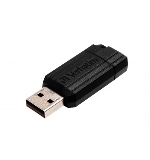 Verbatim PinStripe - Unidad USB de 64 GB - Negro