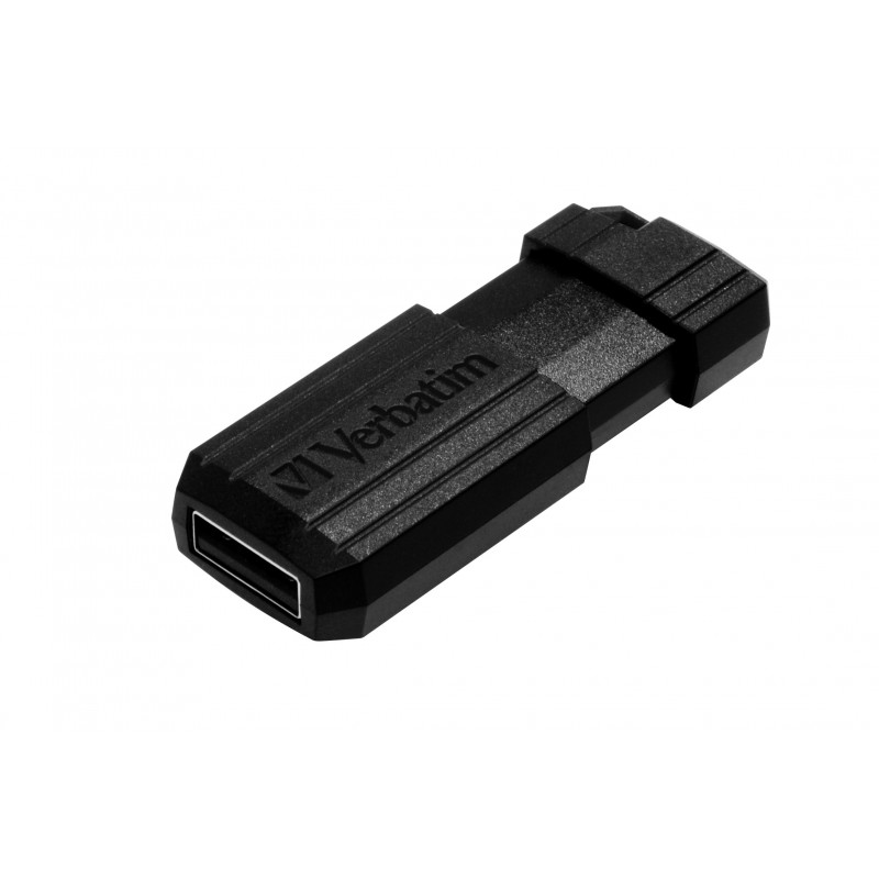 Verbatim PinStripe - Unidad USB de 64 GB - Negro