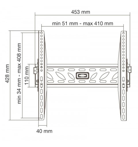 Munari SP 364 152,4 cm (60 Zoll) Schwarz