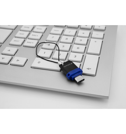 Verbatim Dual - Memoria USB 3.0 da 32 GB - USB-C USB-A - Blu