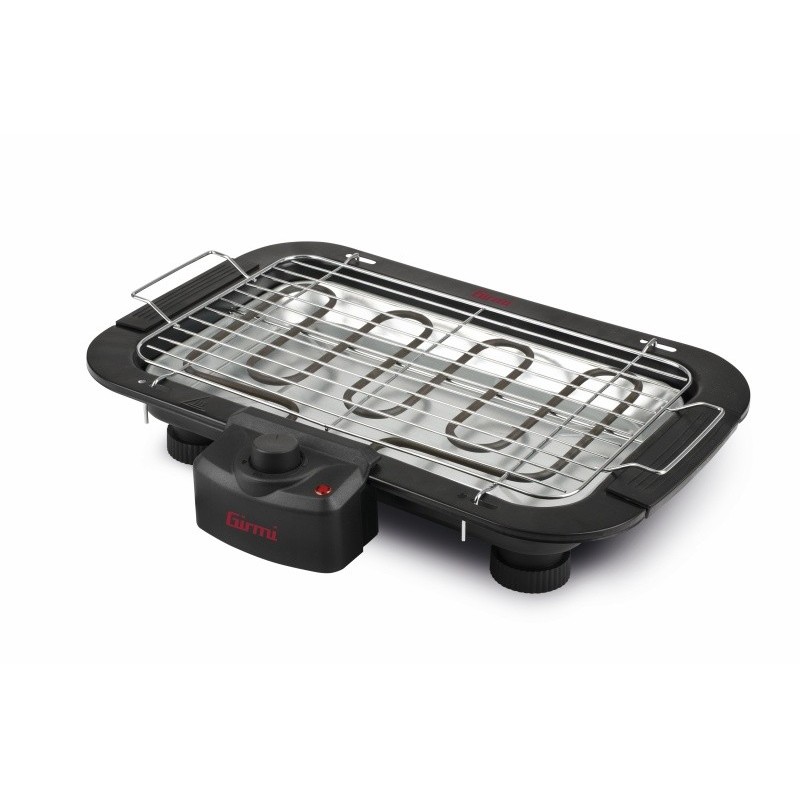 Girmi BQ11 Barbacoa Mesa Eléctrico Negro, Acero inoxidable 2000 W