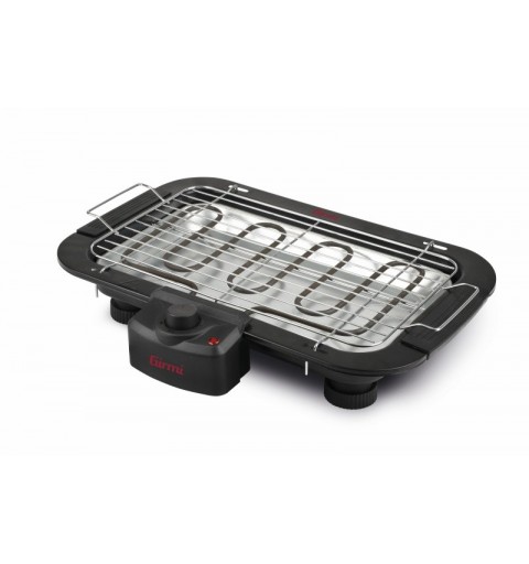 Girmi BQ11 Barbacoa Mesa Eléctrico Negro, Acero inoxidable 2000 W