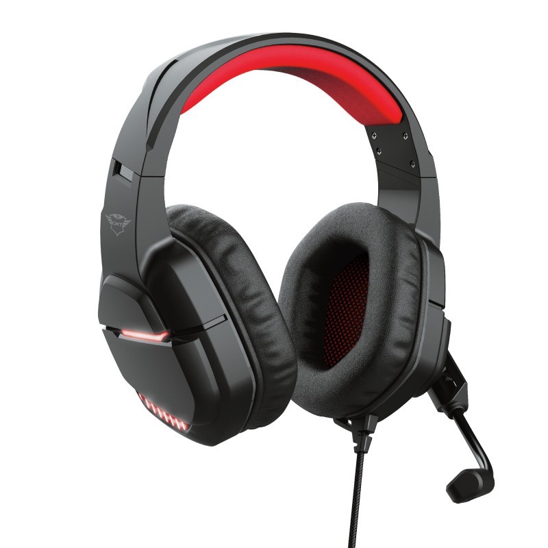 Trust GXT 448 Nixxo Headset Wired Head-band Gaming USB Type-A Black, Red