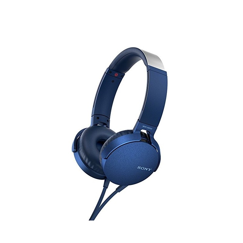 Sony MDR-XB550AP Casque Avec fil Arceau Appels Musique Bleu
