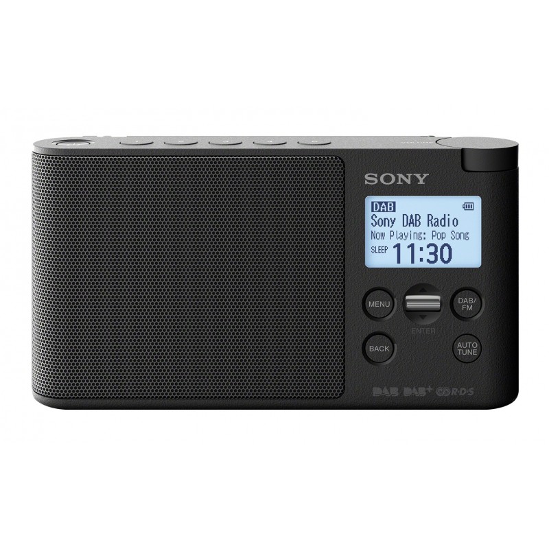 Sony XDR-S41D Tragbar Digital Schwarz