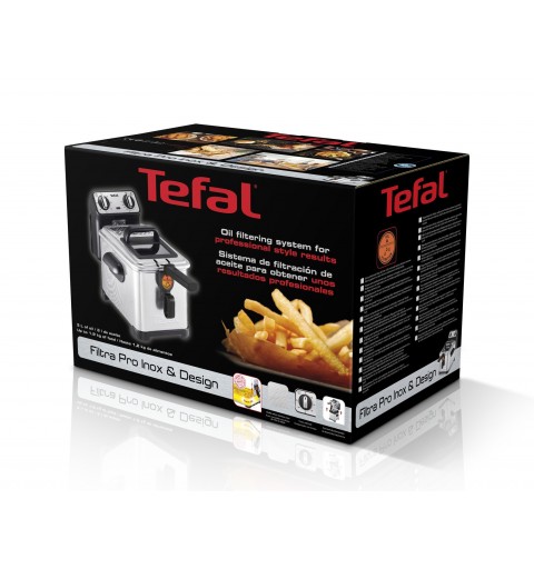 Tefal Filtra Pro Fr510 Eins Eine(r) 3 l Eigenständig 2400 W Fritteuse Edelstahl