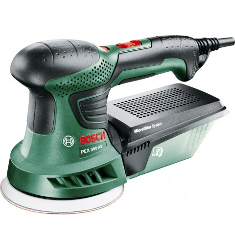 Bosch PEX 300 AE Levigatrice orbitale 24000 OPM Nero, Verde 270 W