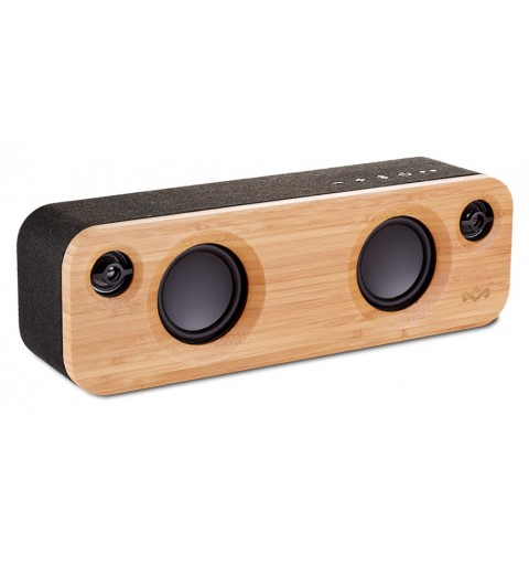 The House Of Marley Get Together Mini Tragbarer Mono-Lautsprecher Schwarz, Holz 24 W