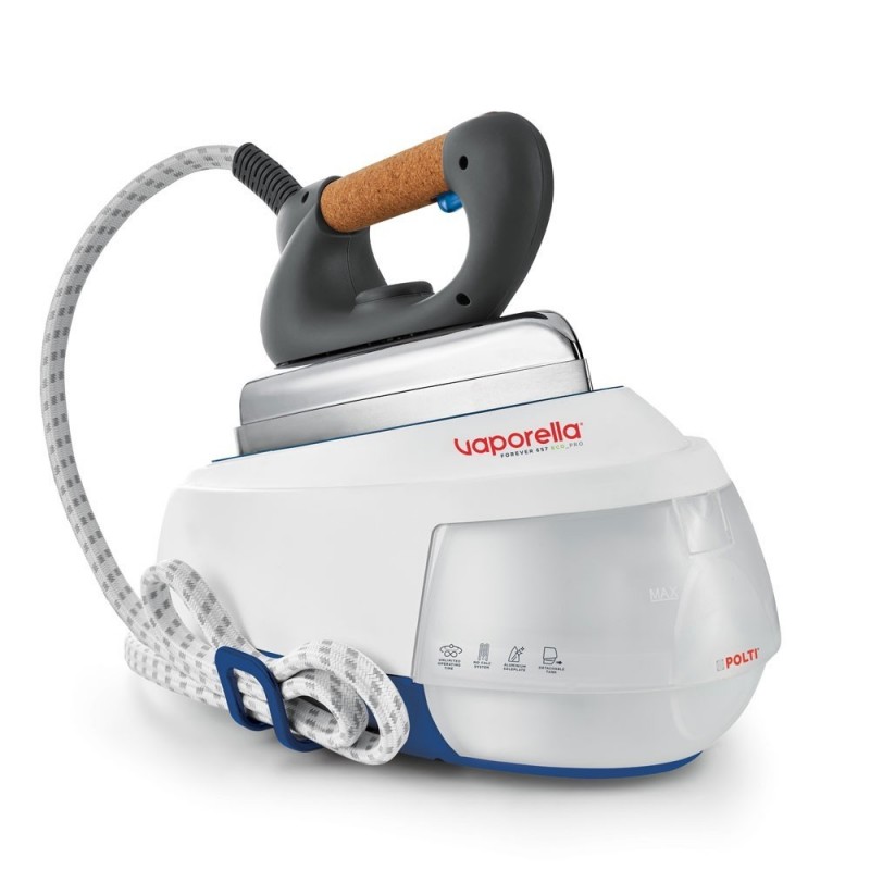 Polti Vaporella Forever 657 Eco_Pro 2150 W 0,7 L Alluminio Blu, Bianco