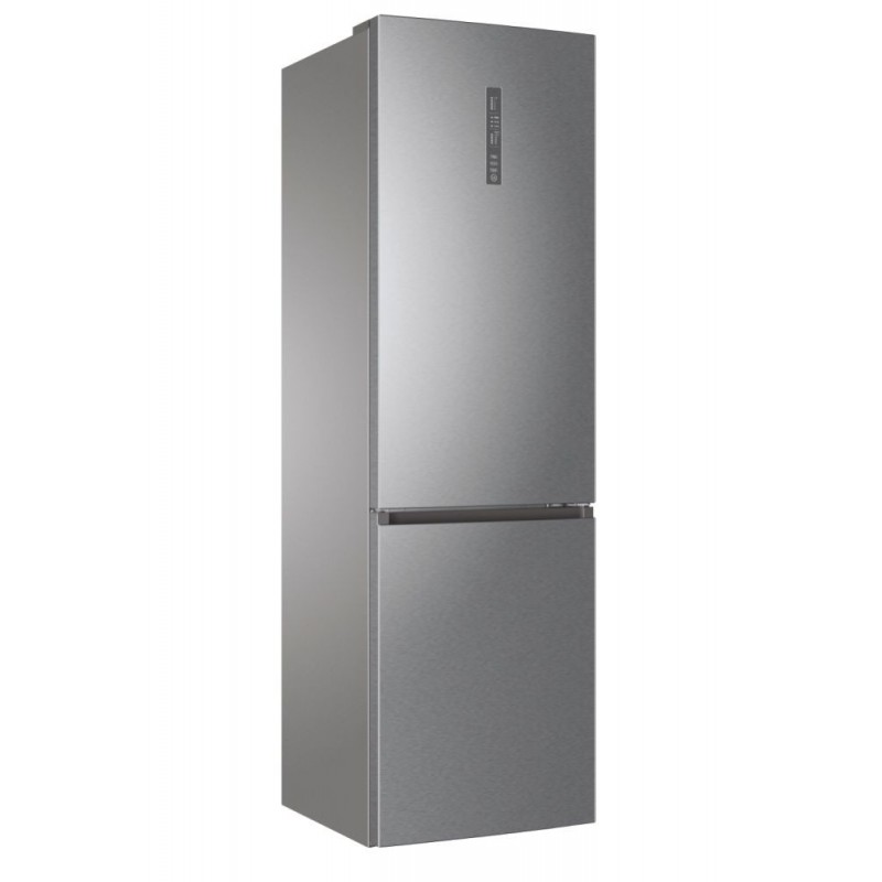 Haier 2D 60 Serie 5 C3FE837CGJ Kühl- und Gefrierkombination Freistehend 377 l D Titan, Silber