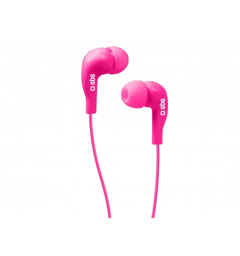 SBS In-ear stereo earset Studio Mix 10, jack 3,5 mm with microphone and answer button