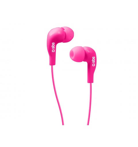 SBS TEINEARPL auricular y casco Auriculares Alámbrico Dentro de oído Llamadas Música Rosa