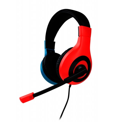 Bigben Connected SWITCHHEADSETV1R+B auricular y casco Auriculares Alámbrico Diadema Juego Azul, Rojo