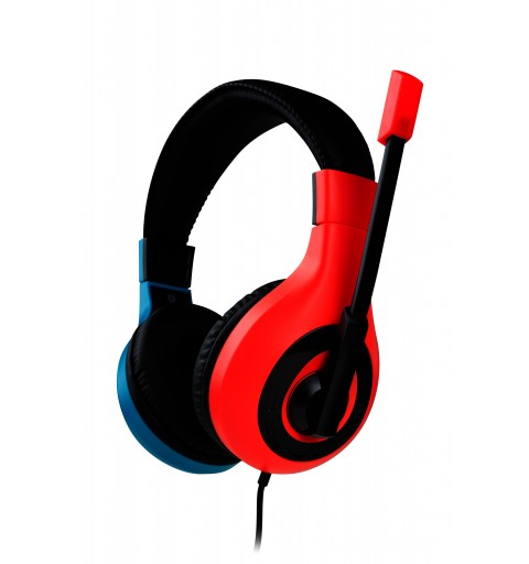 Bigben Connected SWITCHHEADSETV1R+B Kopfhörer & Headset Verkabelt Kopfband Gaming Blau, Rot